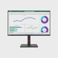 LENOVO Monitor 31,5" ThinkVision T32h-30, QHD, IPS, USB-C, 63D3GAR1EU, crni
